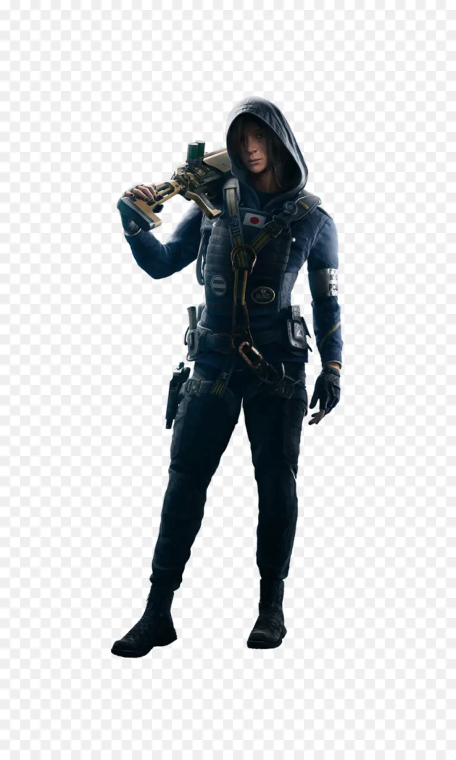 Personaje Con Arma，Capucha PNG