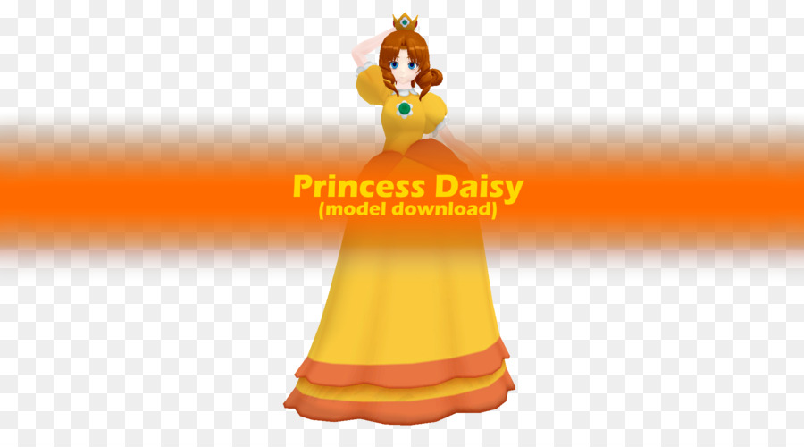 La Princesa Daisy，Mikumikudance PNG