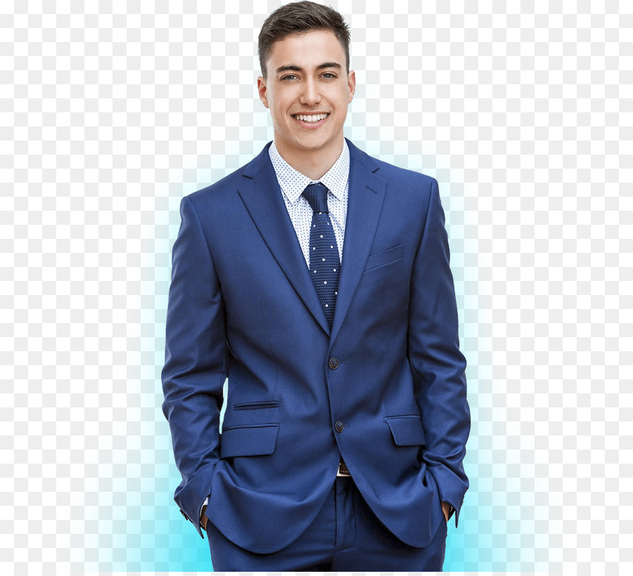 Hombre De Traje Azul，Negocio PNG