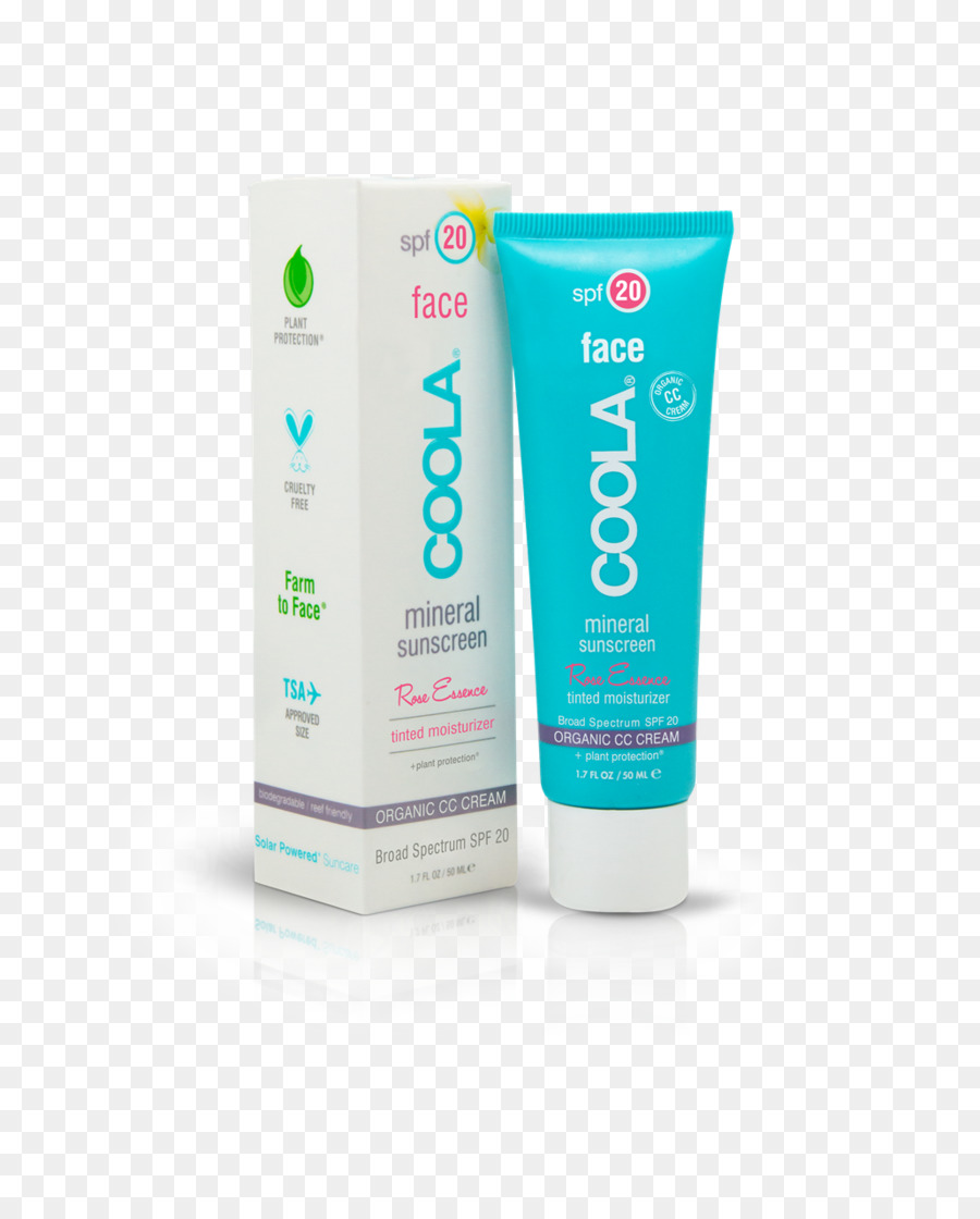 Protector Solar，Acabado Mate De Pepino De La Cara Mineral De Coola Spf 30 PNG