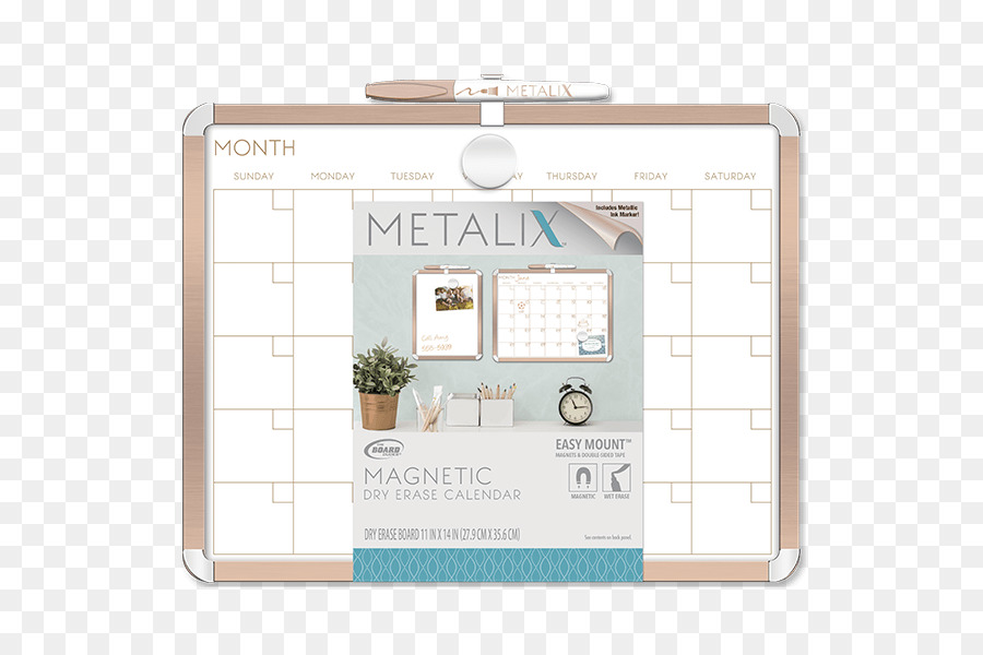 Calendario，Dryerase Tablas PNG