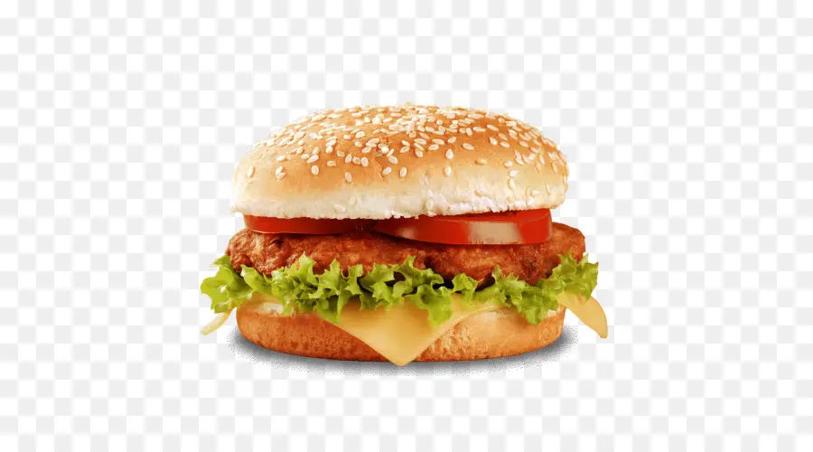 Hamburguesa De Pollo，Queso PNG