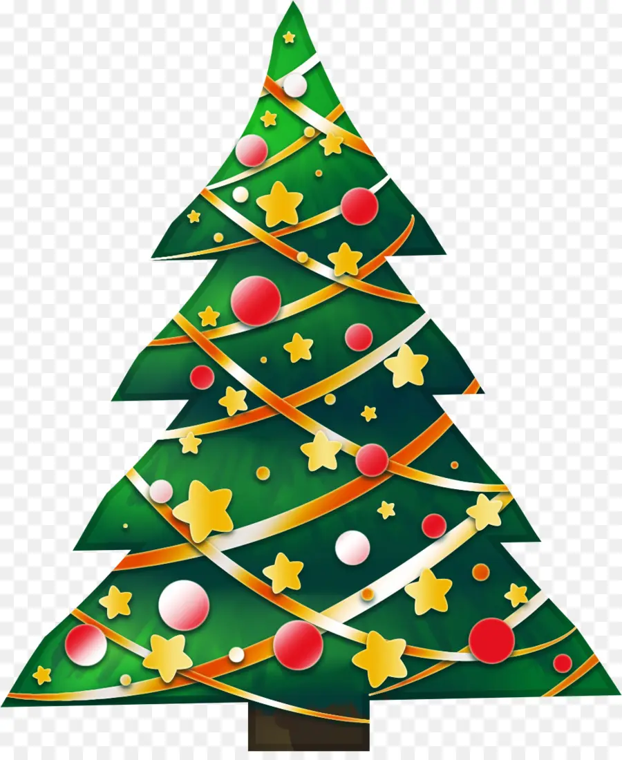 Gradiente，árbol De Navidad PNG