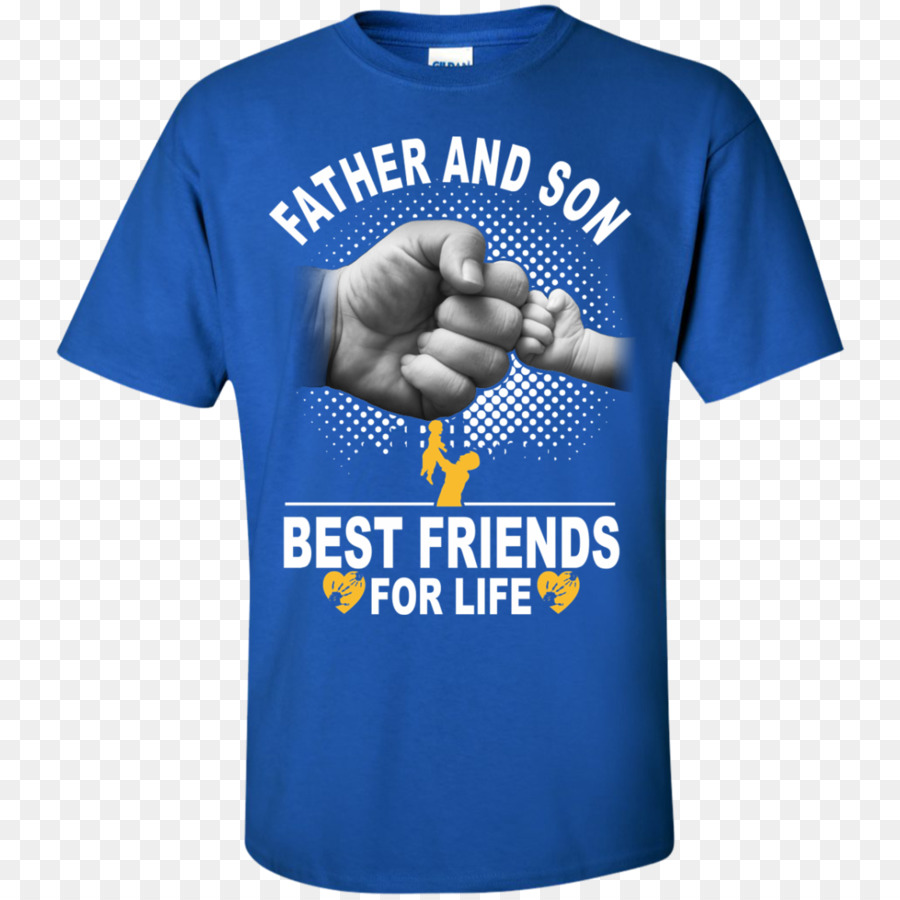 Camiseta Azul，Padre PNG