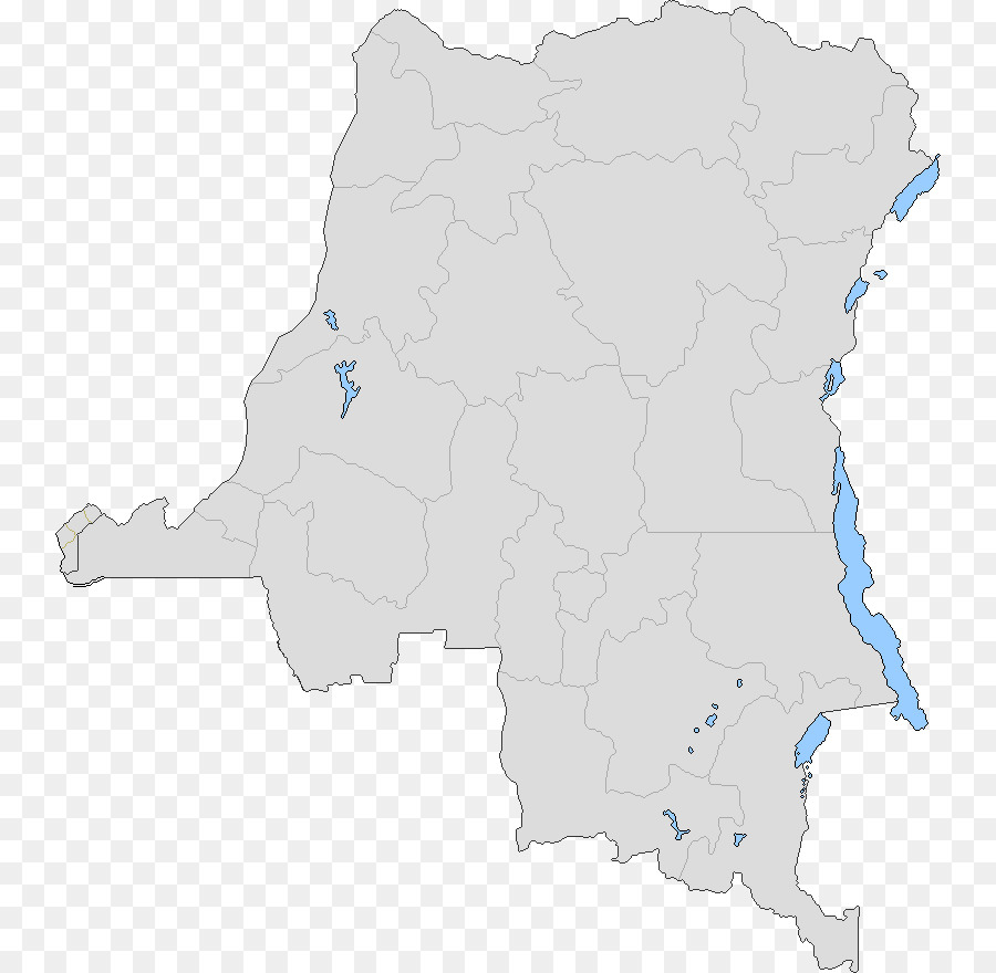 República Democrática Del Congo，Mapa PNG