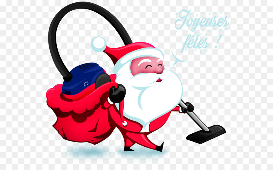 Papá Noel Con Aspiradora，Papá Noel PNG