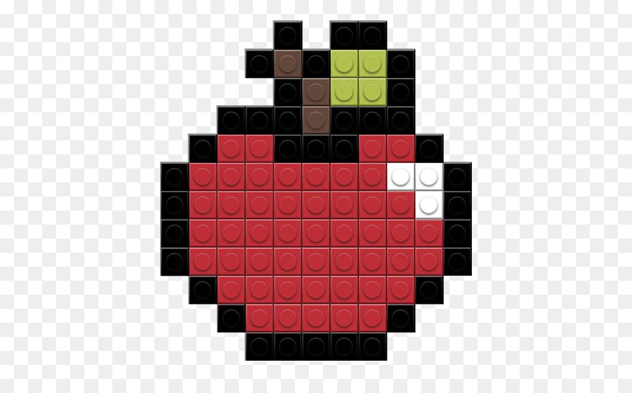 Manzana Píxel，Pixelado PNG