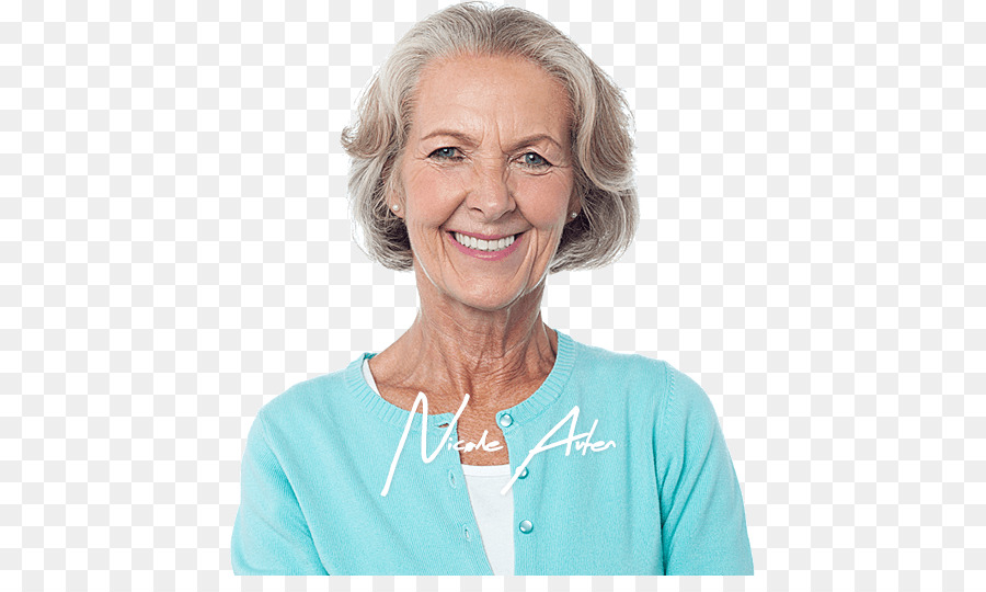 Anciana Sonriente，Anciano PNG