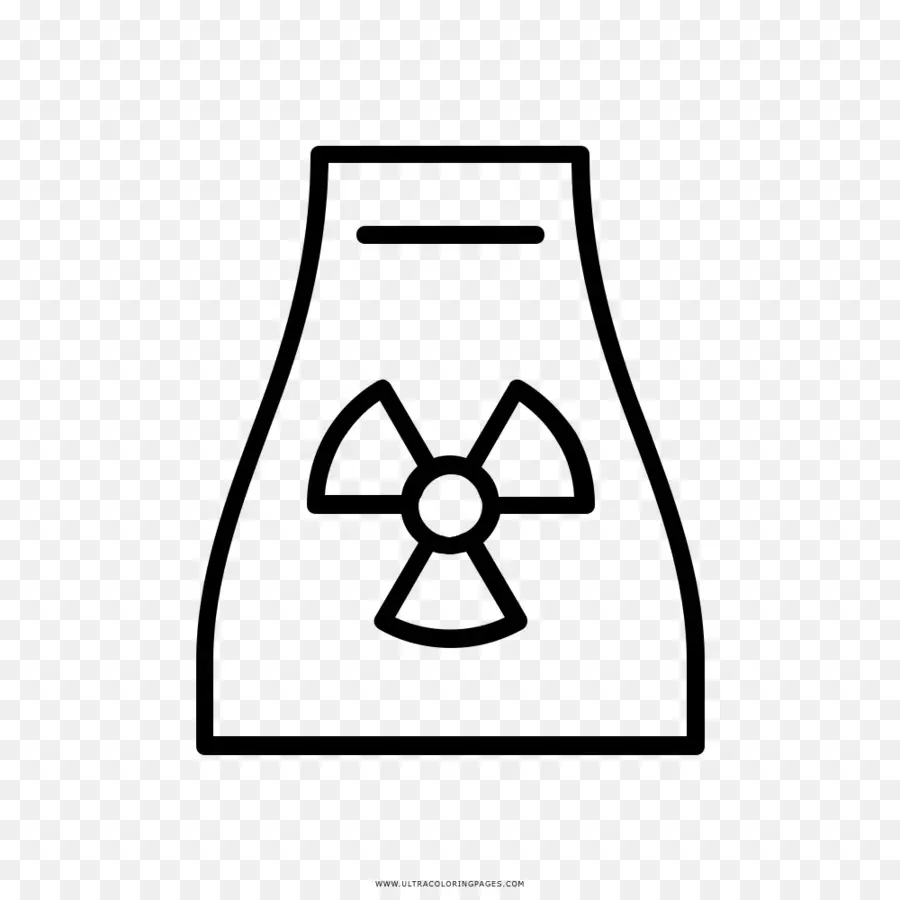 Icono De Planta De Energía Nuclear，Radiación PNG