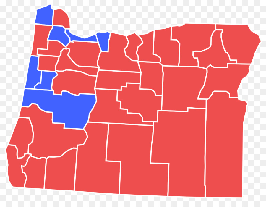Oregón，Elección Presidencial De Estados Unidos En Oregon 2016 PNG