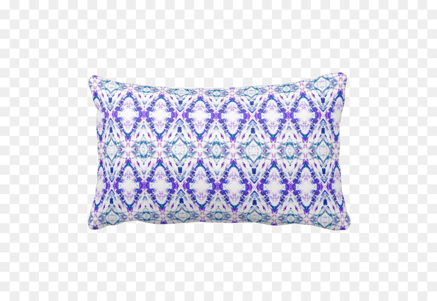 Almohada Estampada Azul，Almohadón PNG