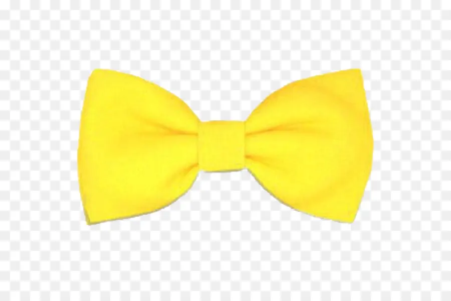 Corbata De Moño，Amarillo PNG