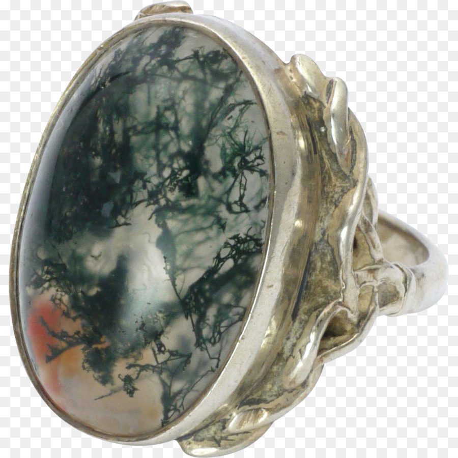 Anillo De ágata De Musgo，Anillo PNG