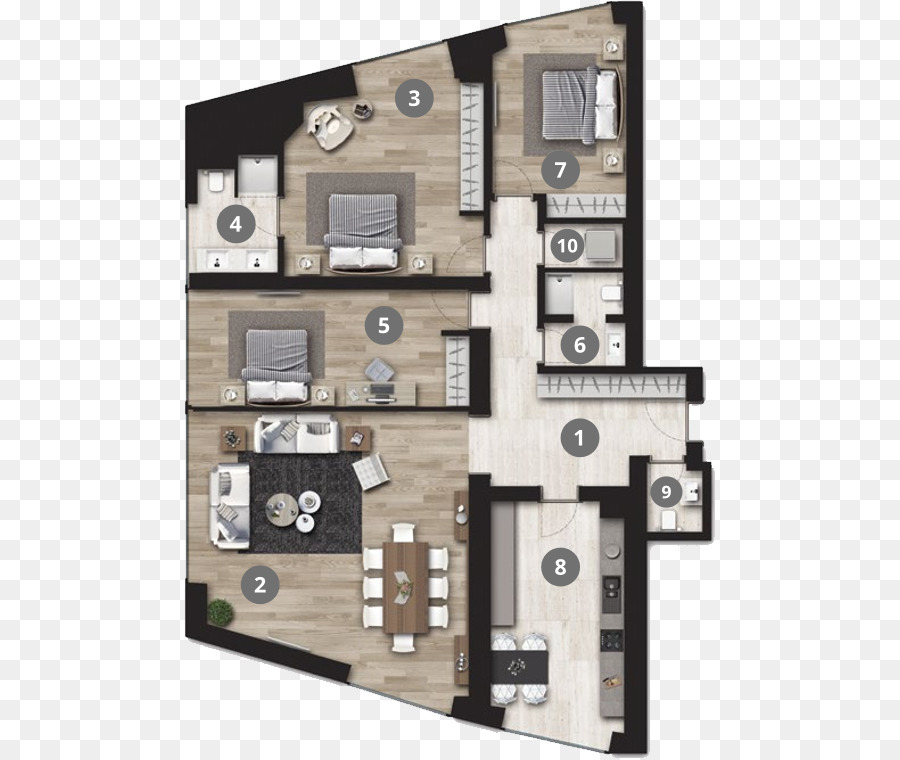 Parque Residencias Cadde，Plan De Piso PNG