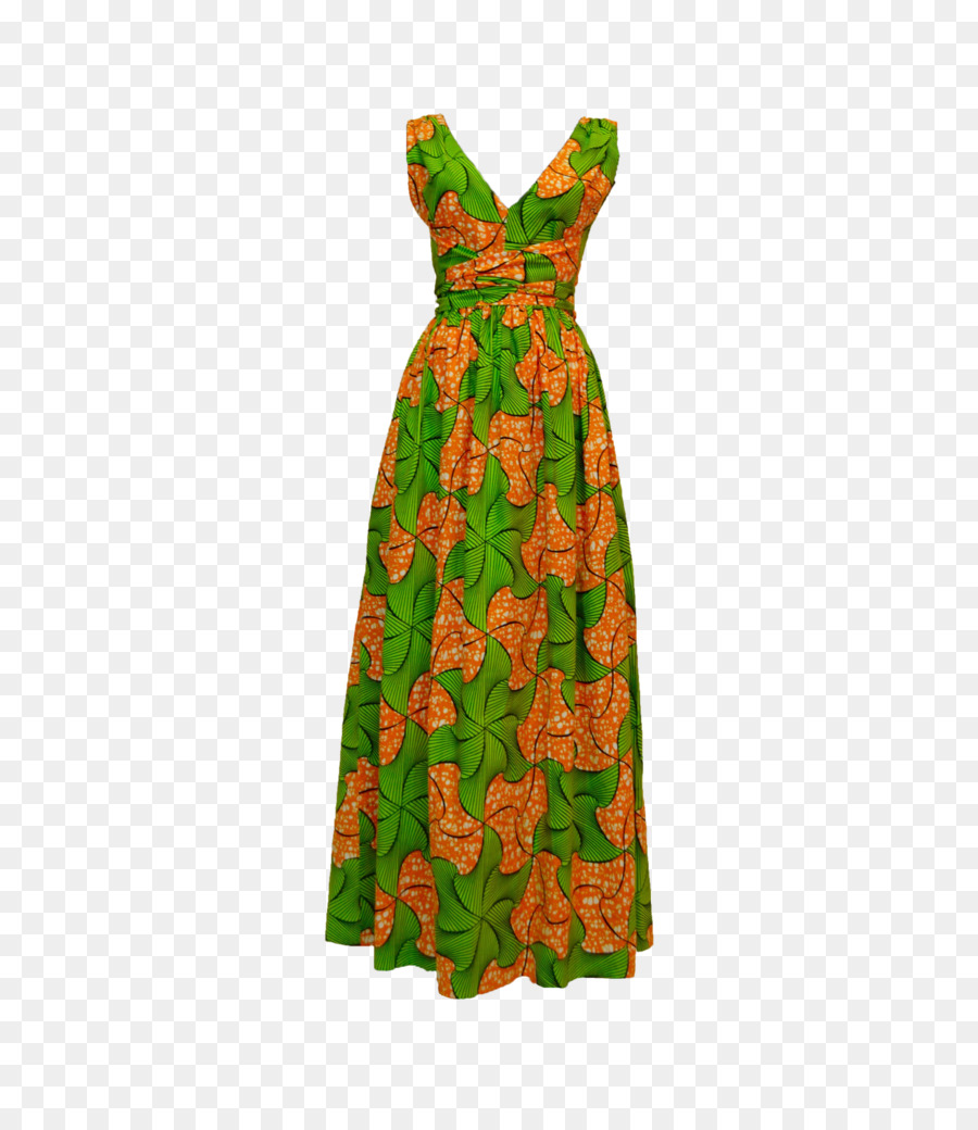 Vestido Verde，Moda PNG