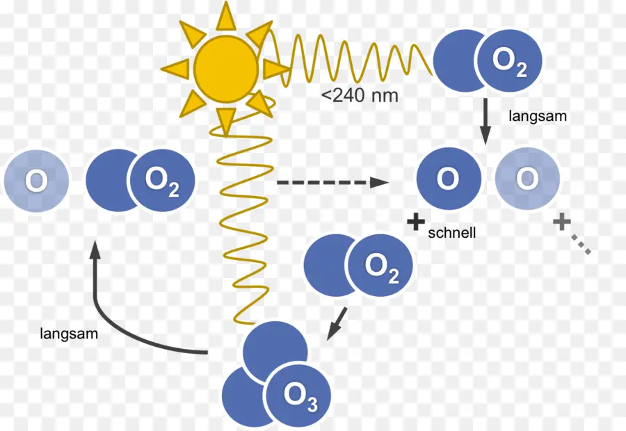 El Ozono，Ozoneoxygen Ciclo PNG