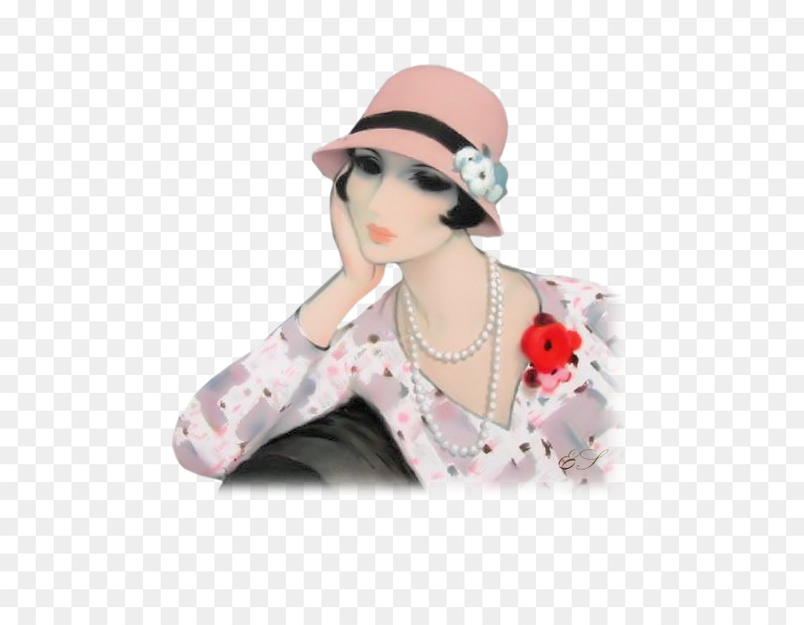 Dama Con Sombrero，Moda PNG