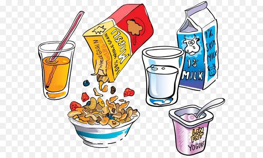 El Desayuno，Los Cereales Para El Desayuno PNG