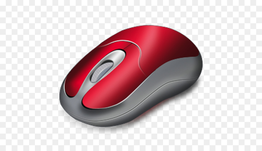 Ratón De Computadora Rojo，Inalámbrico PNG