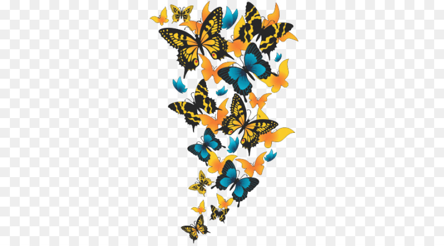 Mariposa，Color PNG