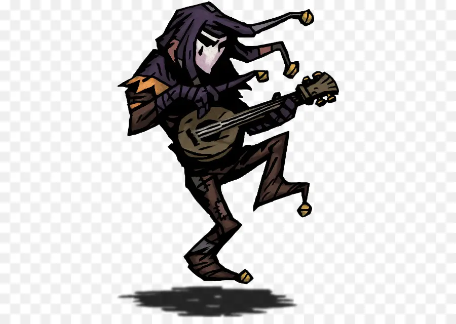 Bufón Tocando El Laúd，Músico PNG