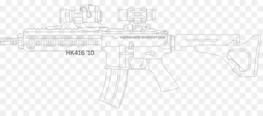 M02csf，Cañón De La Pistola PNG