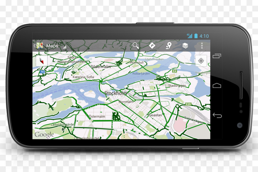 Smartphone，Google Maps PNG