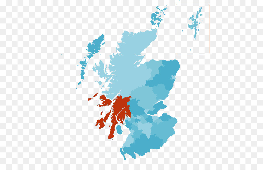 Escocia，Mapa PNG
