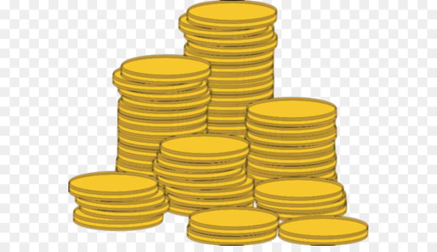 Monedas De Oro，Dinero PNG