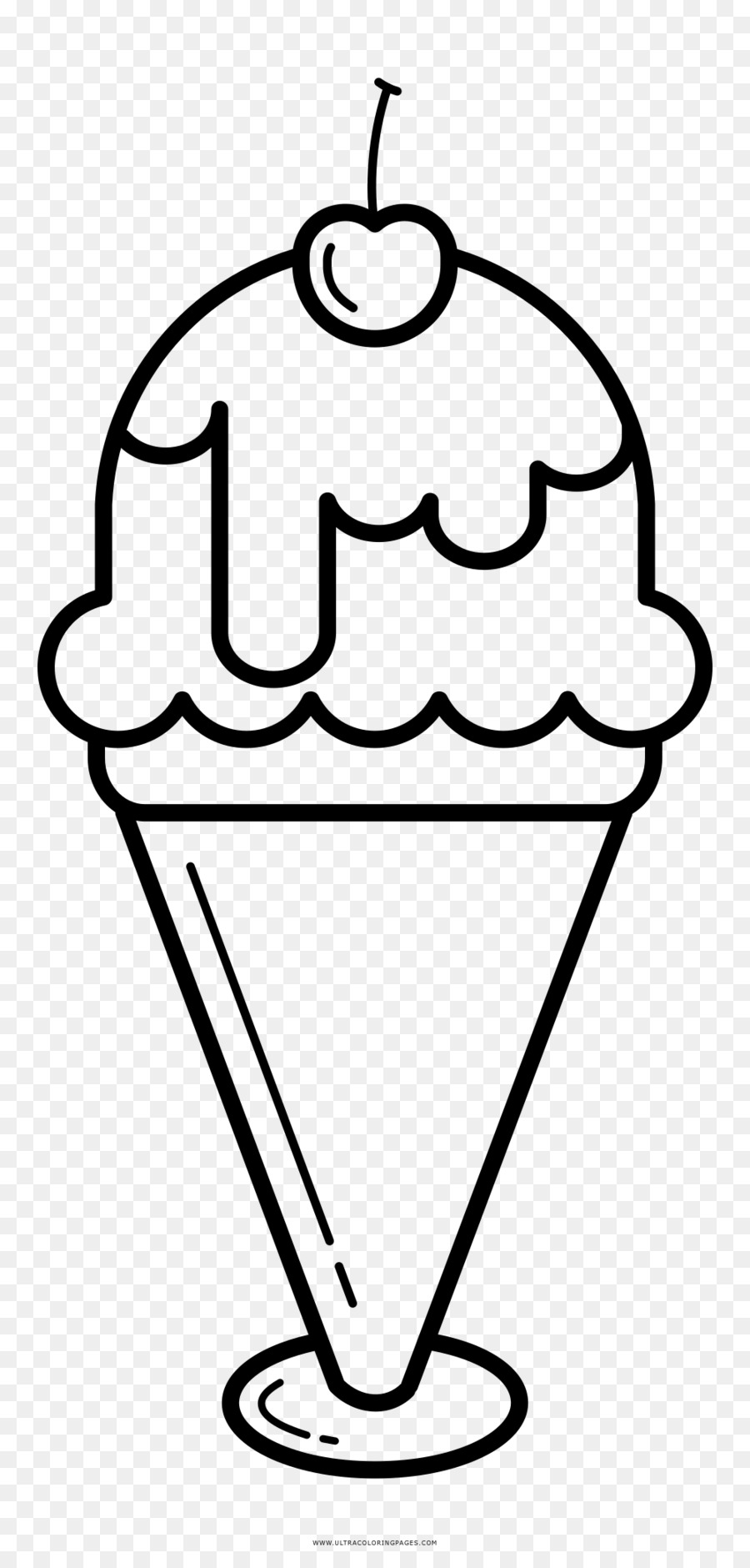 Cono De Helado，Cereza PNG