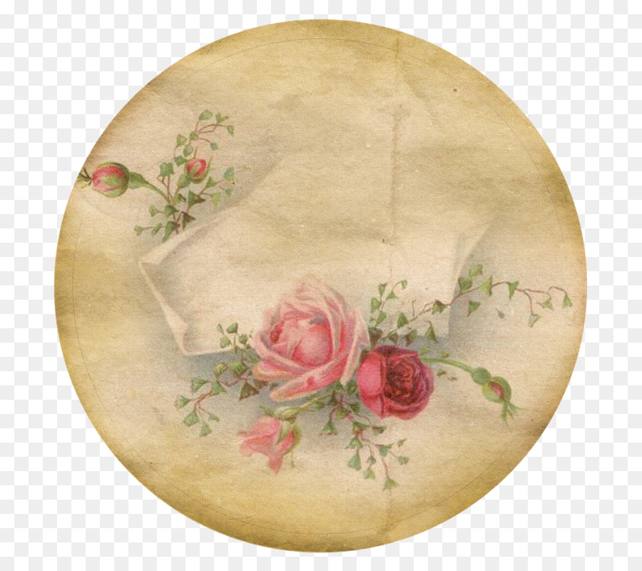 Marco Floral，Rosas PNG