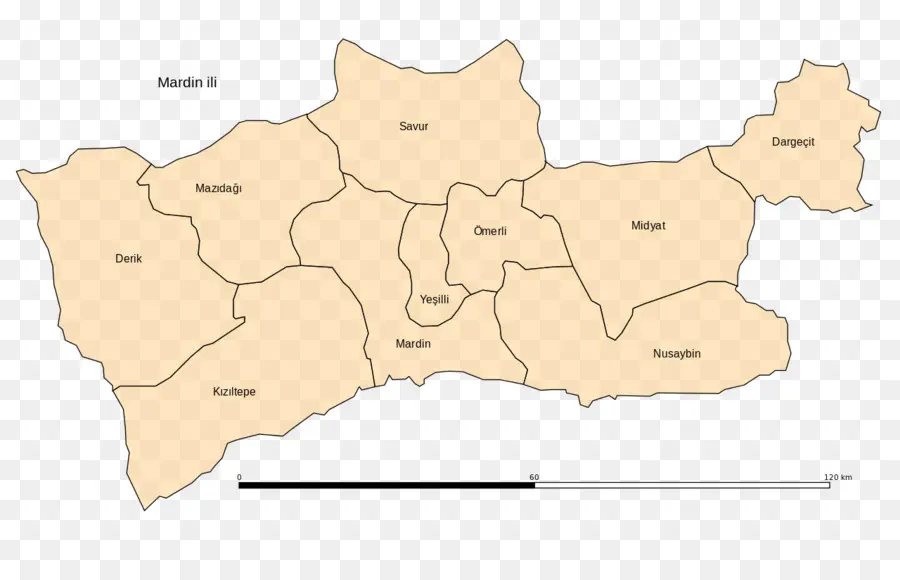 Mardin，Mapa PNG