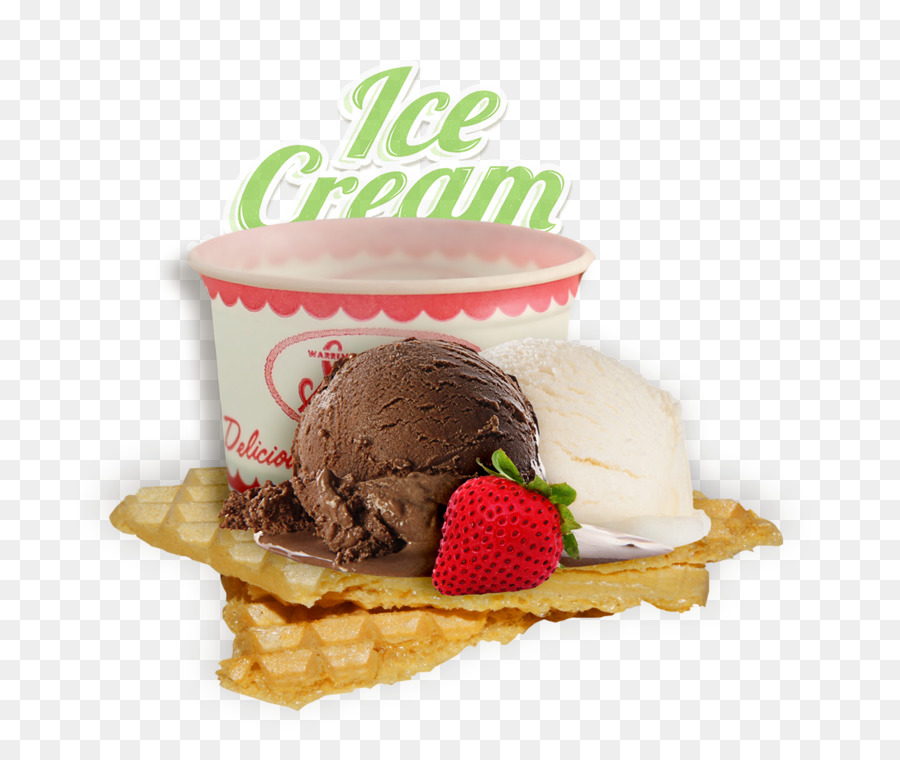 El Helado De Chocolate，Napolitana De Crema De Hielo PNG