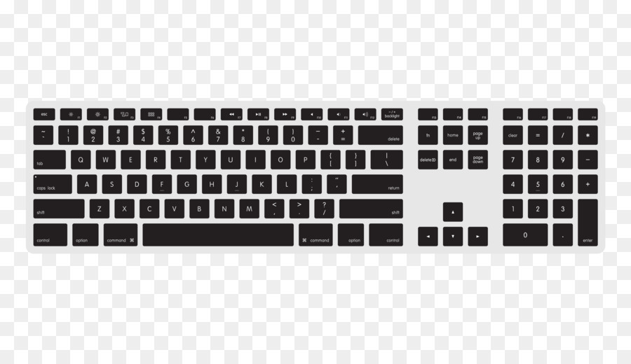 Teclado Blanco，Llaves PNG