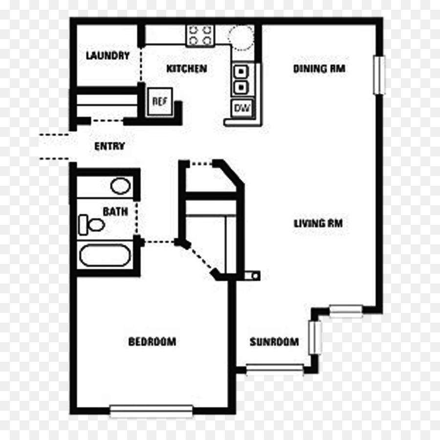 Plan De Piso，Dormitorio PNG