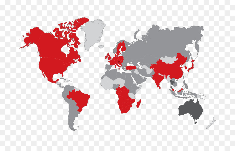 Mapa Mundial，Países PNG