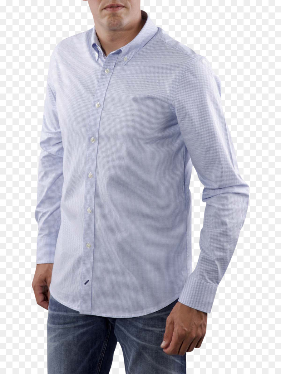 Camisa，Azul PNG