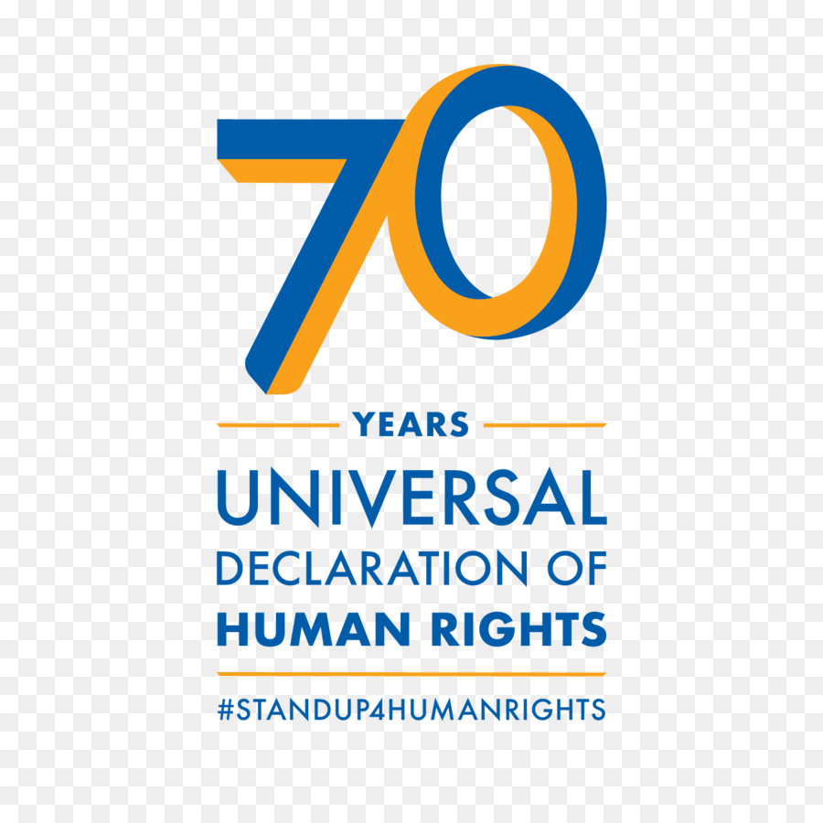 70 Años，Derechos Humanos PNG