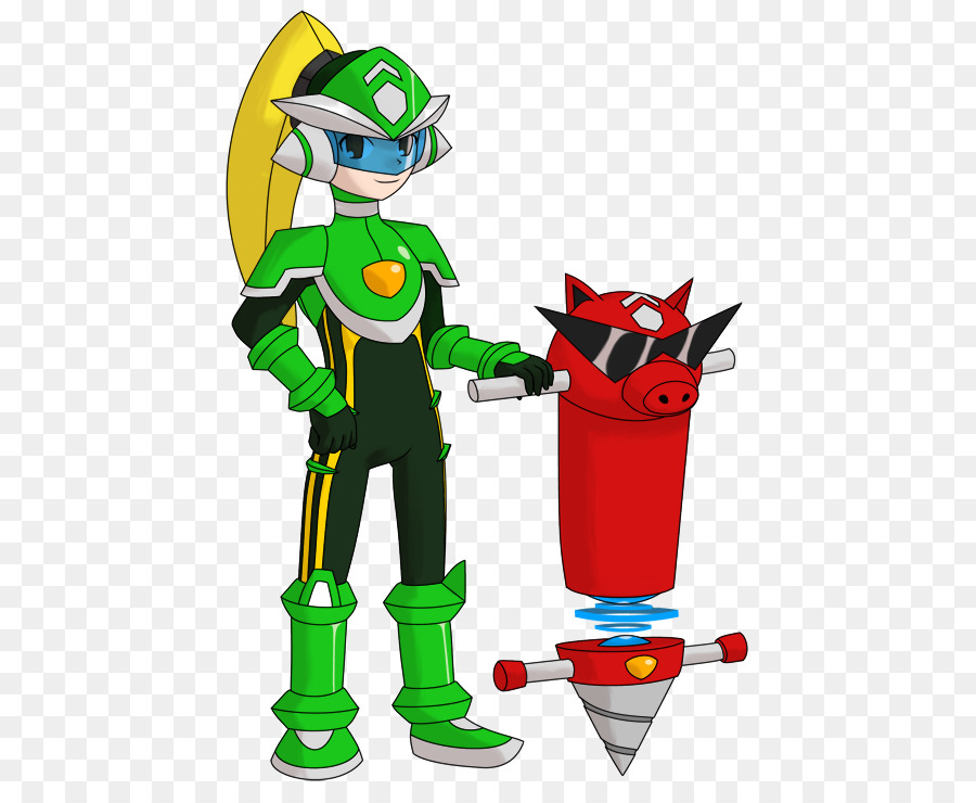 Robot，Verde PNG