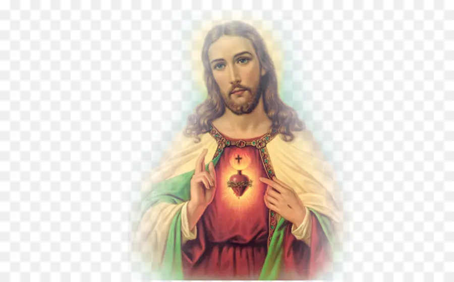 Jesús，Sagrado Corazón PNG