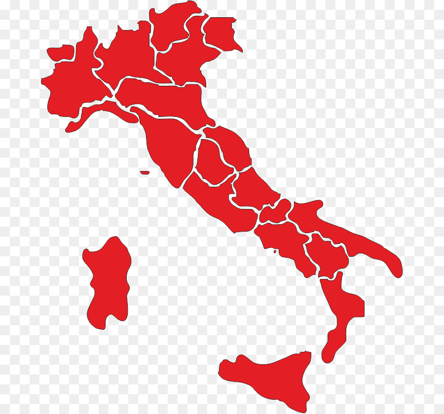 Las Regiones De Italia，Royaltyfree PNG
