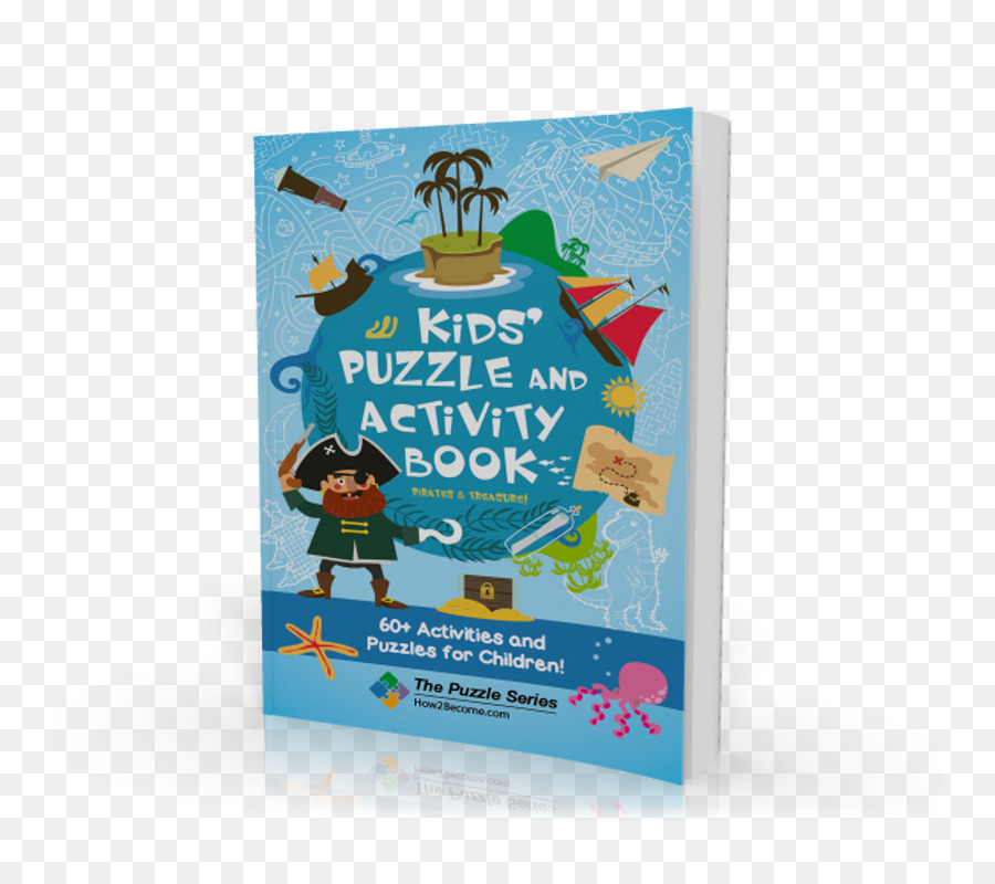 Niños Rompecabezas Y Libro De Actividades De Los Piratas Del Tesoro De 60 Actividades Y Rompecabezas Para Los Niños，Adulto Libro Puzzle De 100 Variados Puzzles PNG