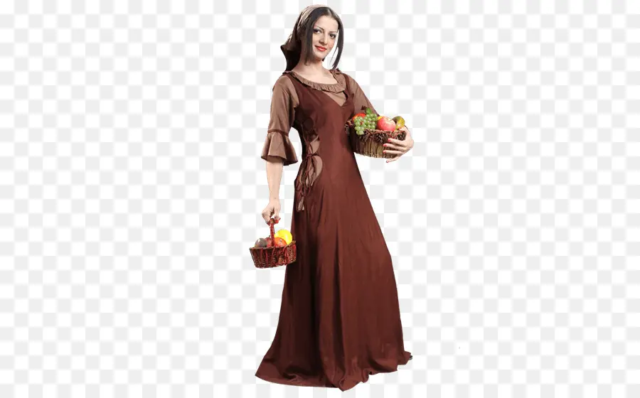 Mujer En Traje Medieval，Mujer PNG