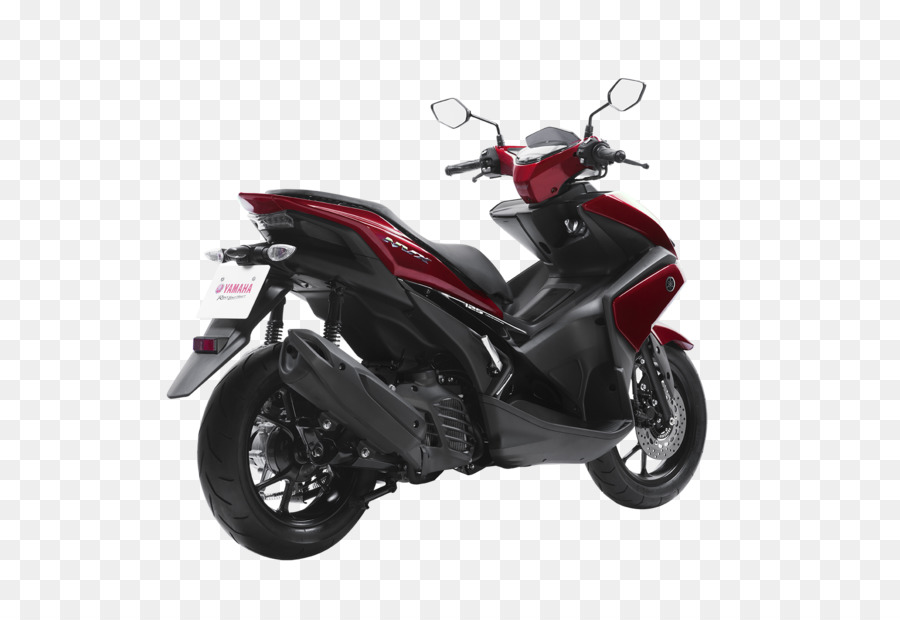 Motocicleta Roja Y Negra，Scooter PNG