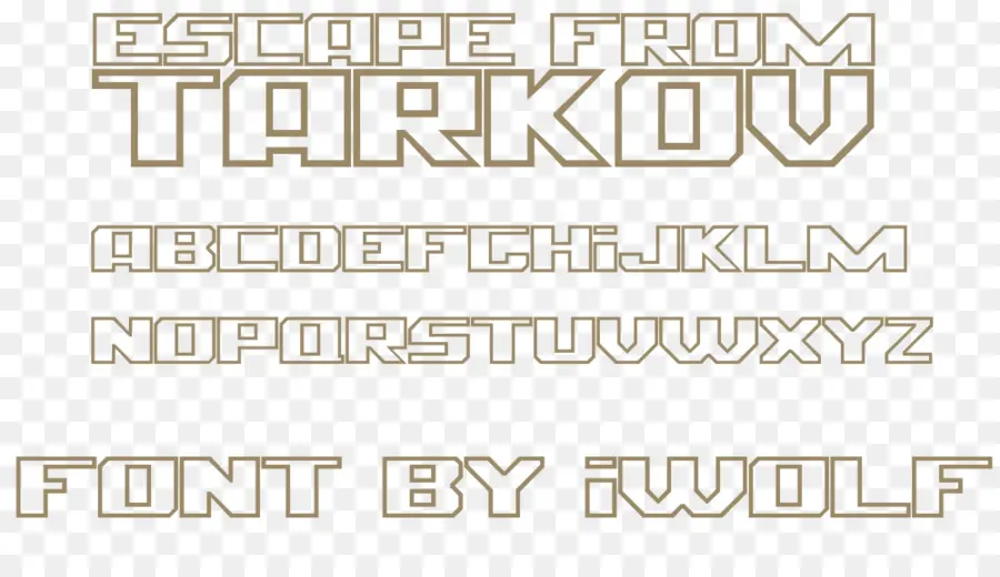 Escapar De Tarkov，Logotipo PNG