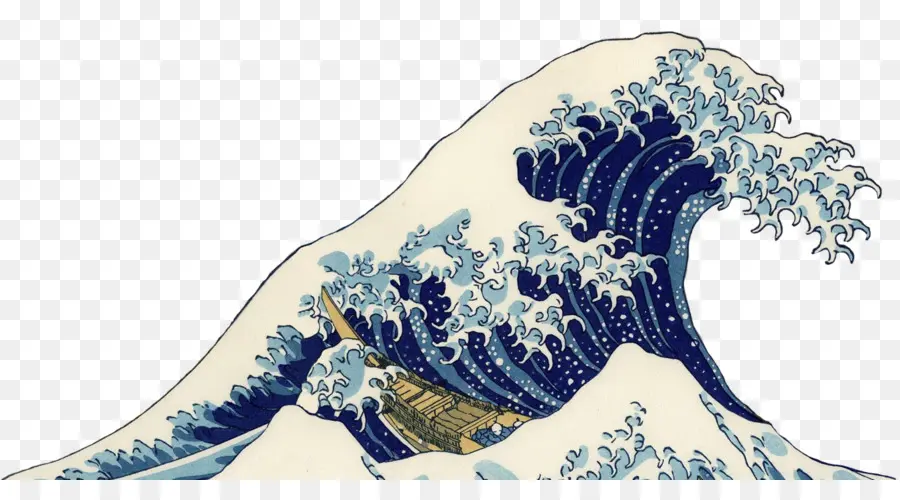 Ola，Hokusai PNG