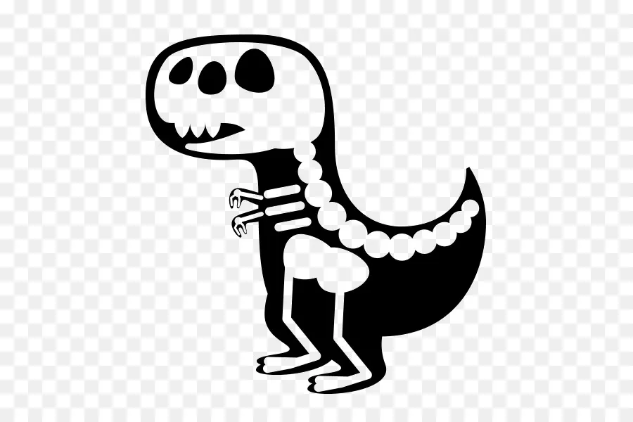 Esqueleto De Dinosaurio，Fósil PNG