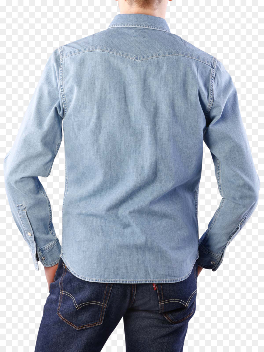 Camisa De Vestir，De Mezclilla PNG