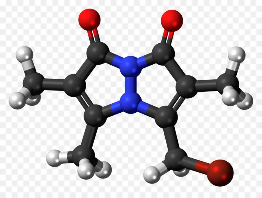 Ballandstick Modelo，Modelo Molecular PNG