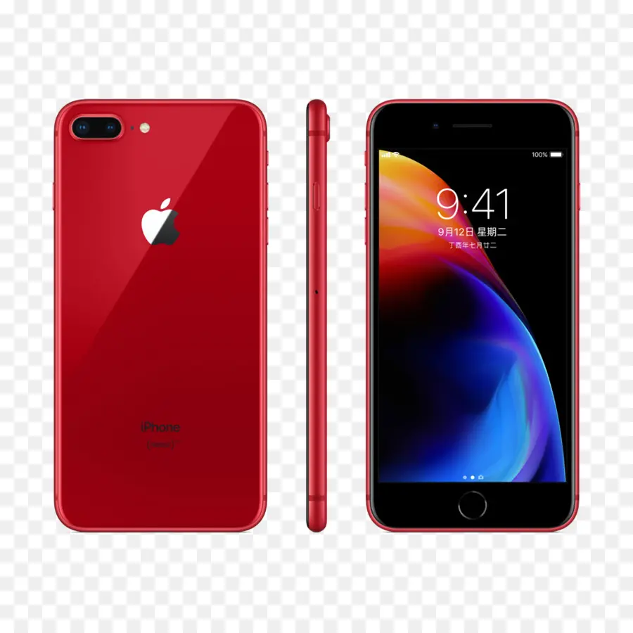 Iphone 7，Producto Rojo PNG